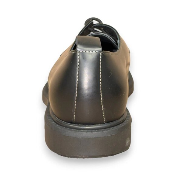 BOSS Larry Men's Black Leather Derby Shoes US 9 (UK 8 EU 42) MSRP $199 - Picture 3 of 4